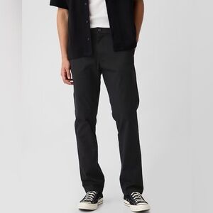 Gap Men’s Tailored Straight Fit Khakis Chinos - Black 36x32